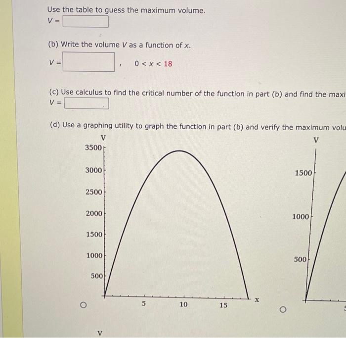 Solved An open box of maximum volume is to be made from a | Chegg.com