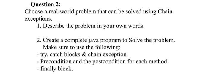 Solved Question 2: Choose a real-world problem that can be | Chegg.com