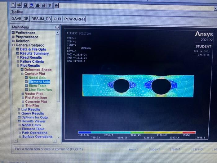 Solved A rectangular plate with holes under plane stress, | Chegg.com
