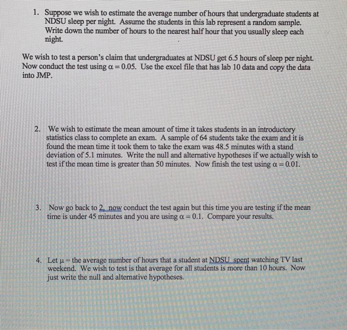 Solved 1 Suppose We Wish To Estimate The Average Number Of Chegg Com