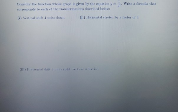 Solved Write a formula that Consider the function whose | Chegg.com
