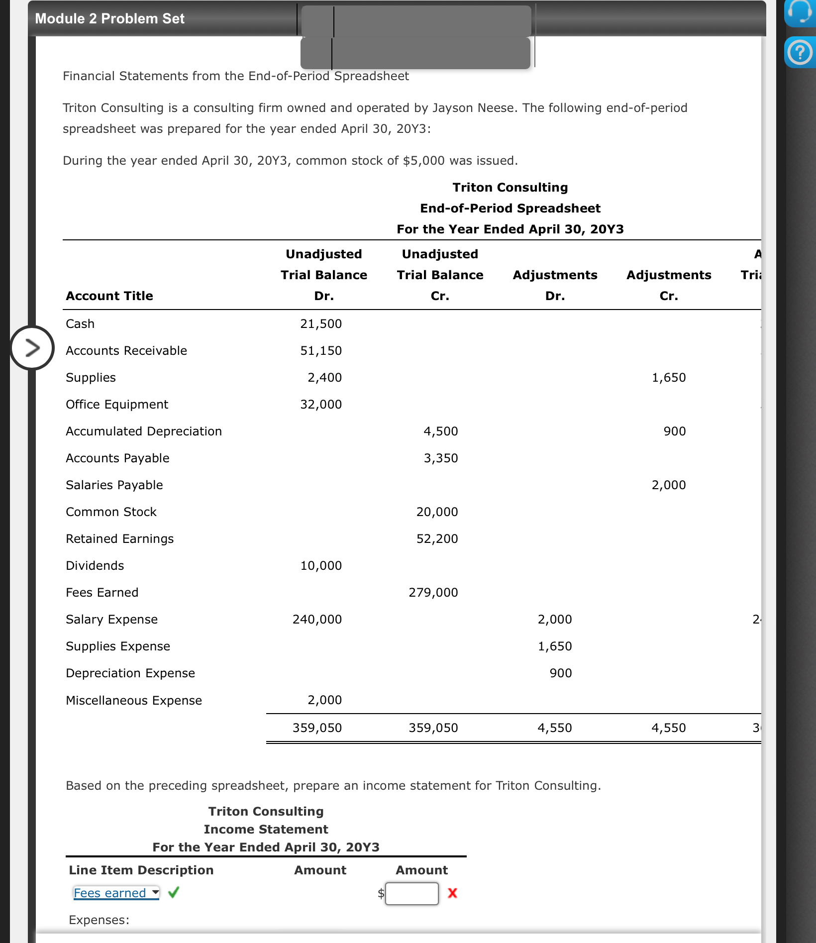 Solved Please solve accounting problem and fill in blanks | Chegg.com