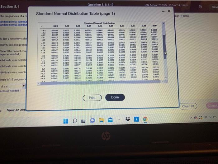 Solved Question 8, 8.1.19 = Homework: Section 8.1 HW Score: | Chegg.com