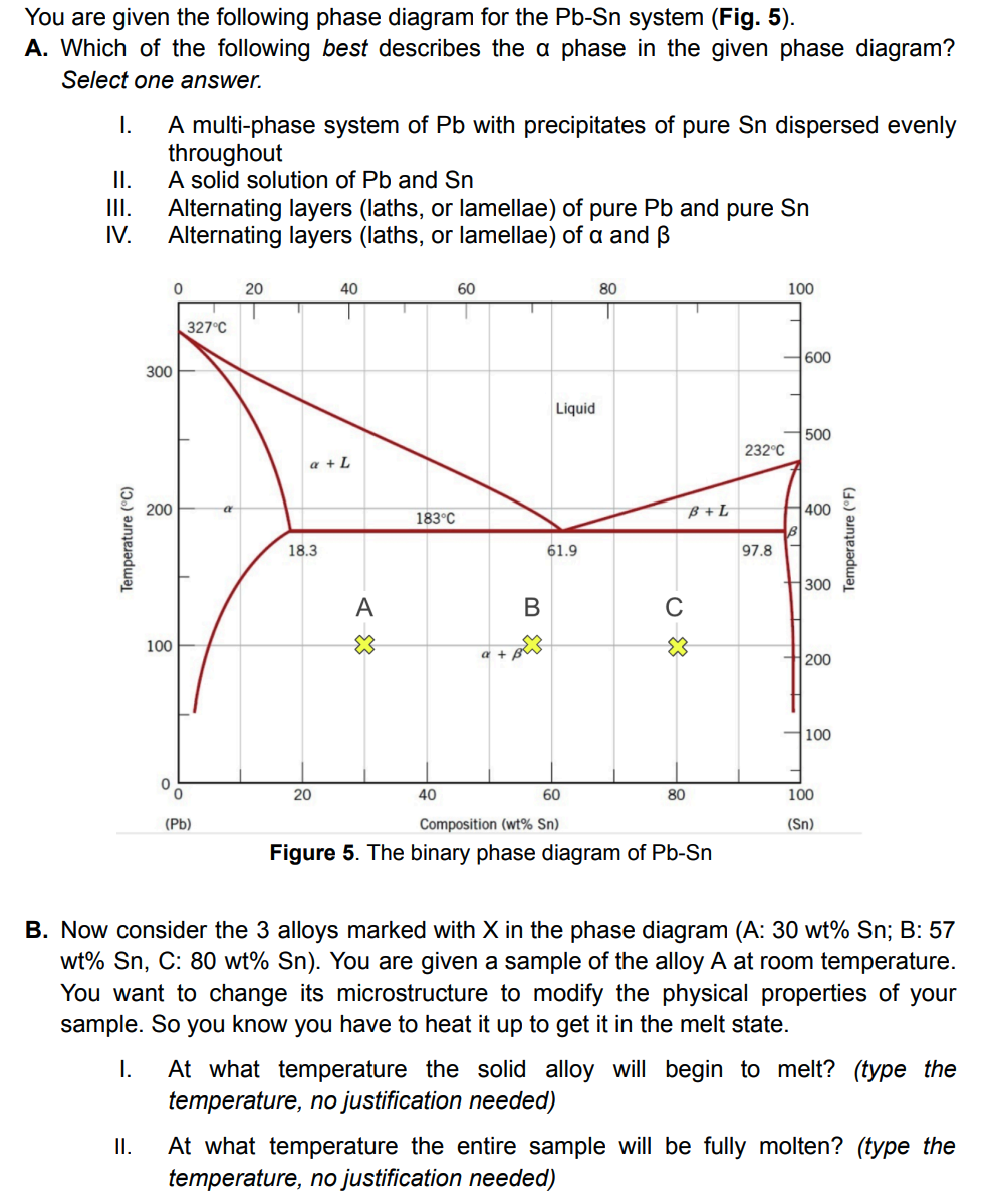 Solved You are given the following phase diagram for the | Chegg.com