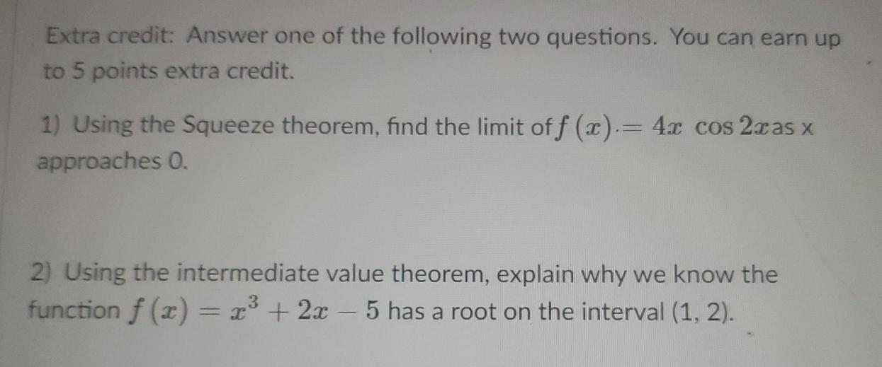 Solved choose either one and either explain or do the work | Chegg.com