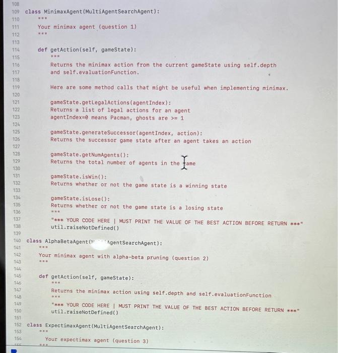 First, play a game of classic Pac-Man: python pacran, | Chegg.com