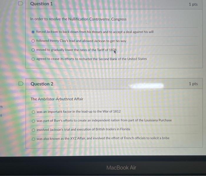 Solved Question 1 1 pts In order to resolve the | Chegg.com