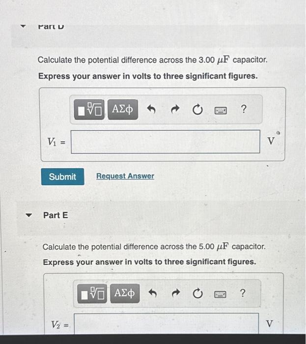 Solved In The Circuit Shown In (Figure 1), The Potential | Chegg.com