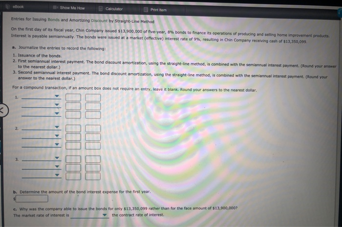 Solved eBook Show Me How Calculator Print Item Entries for | Chegg.com