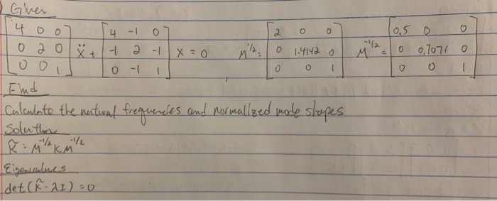 Solved Need Matlab help. How can i find Lambda values | Chegg.com