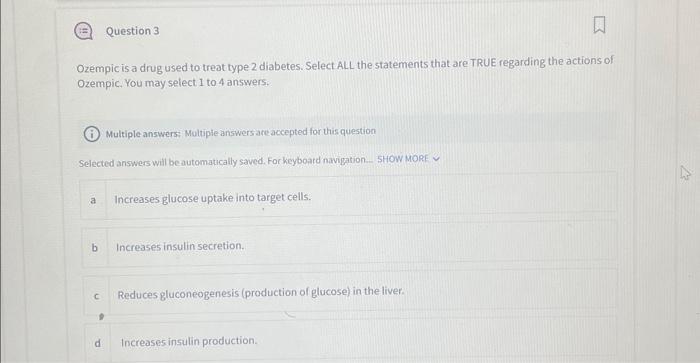 Solved Pick ALL the statements that are TRUE about the | Chegg.com