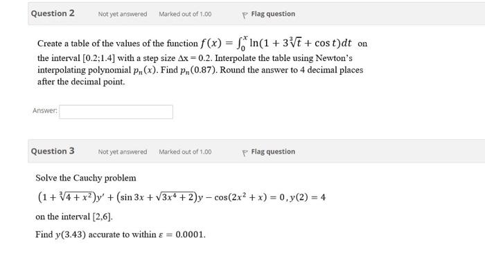 Solved Please Solve This 2 Problems By Using Matlab And | Chegg.com