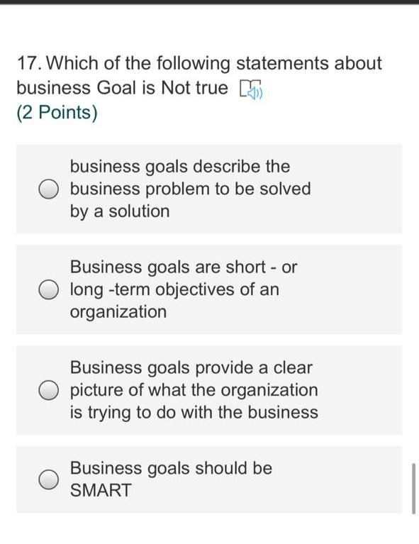 which of the following is not true about business plans