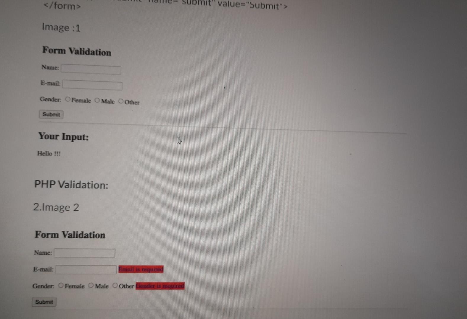 Solved Question 17 (4 points) Listen The HTML form code is | Chegg.com