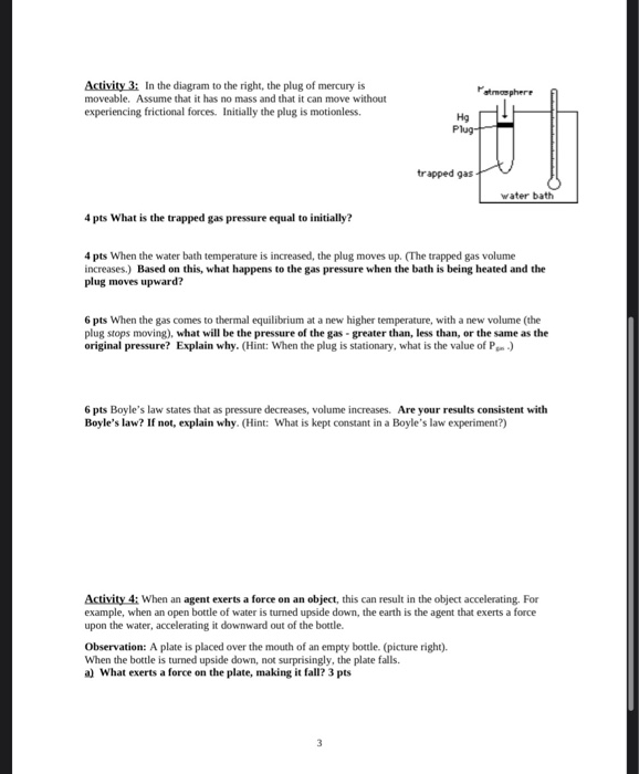 Solved Activity 2: Consider the tube pictured below, to the | Chegg.com