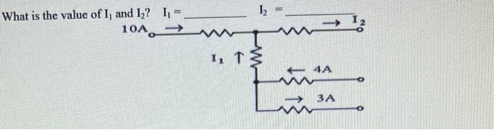 Solved What is the value of I1 and I2 ? I1= | Chegg.com