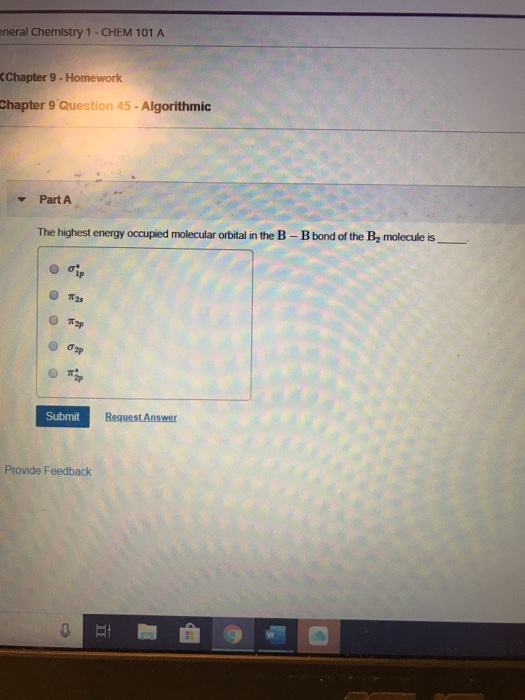 Solved Neral Chemlstry1- CHEM 101 A Chapter 9-Homework | Chegg.com