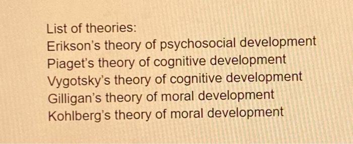 Solved 1. Review psychosocial cognitive and moral Chegg