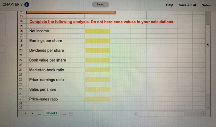 Solved Saved Help Save & Exit Submit CHAPTER 3 Styles Hont | Chegg.com