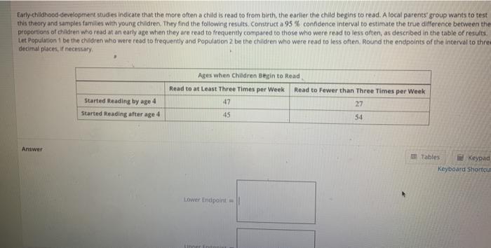 solved-early-childhood-development-studies-indicate-that-the-chegg