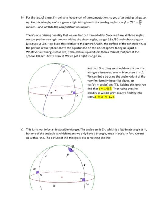 Solved show work step by step for the three triangles. show