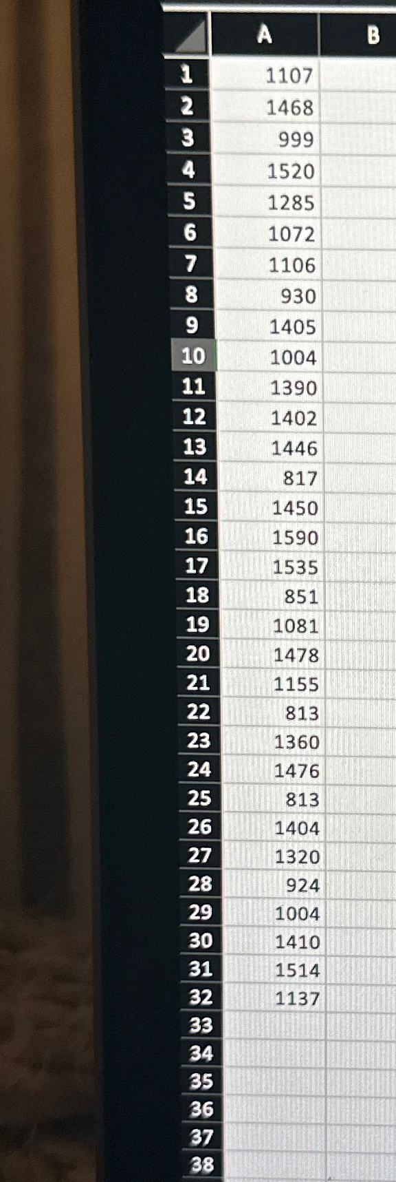 Solved QUESTION 146 ﻿pointsThe attached Excel file contains | Chegg.com