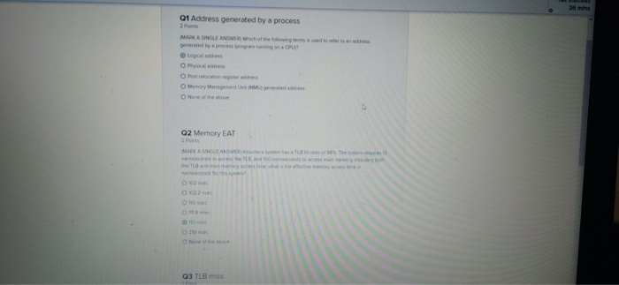 Solved Q5 Working set model 4 Points Many operating systems | Chegg.com