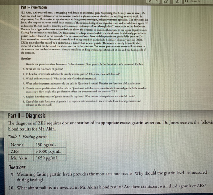 Solved 9 Measuring fasting gastrin levels provides the most Chegg com