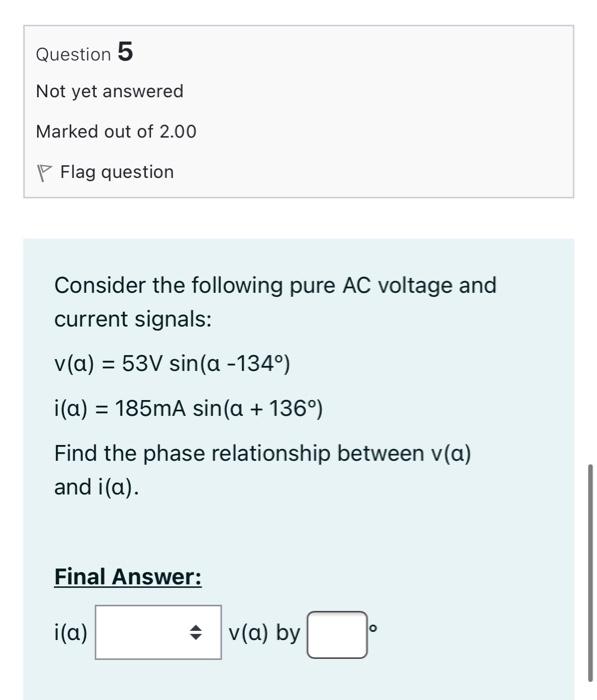 Solved Question 1 Not yet answered Marked out of 1.00 P Flag | Chegg.com