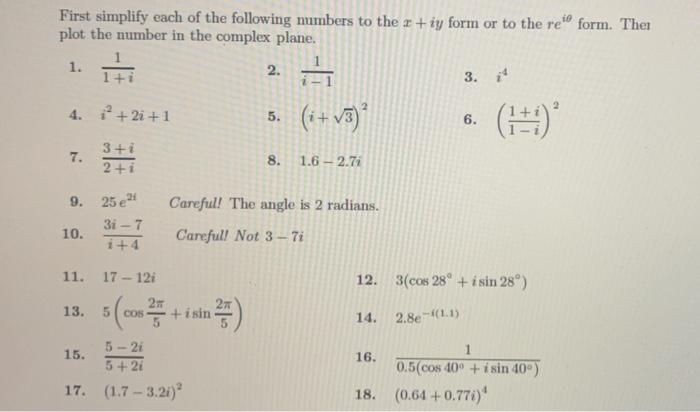 Solved 1. 3.74 First simplify each of the following numbers | Chegg.com
