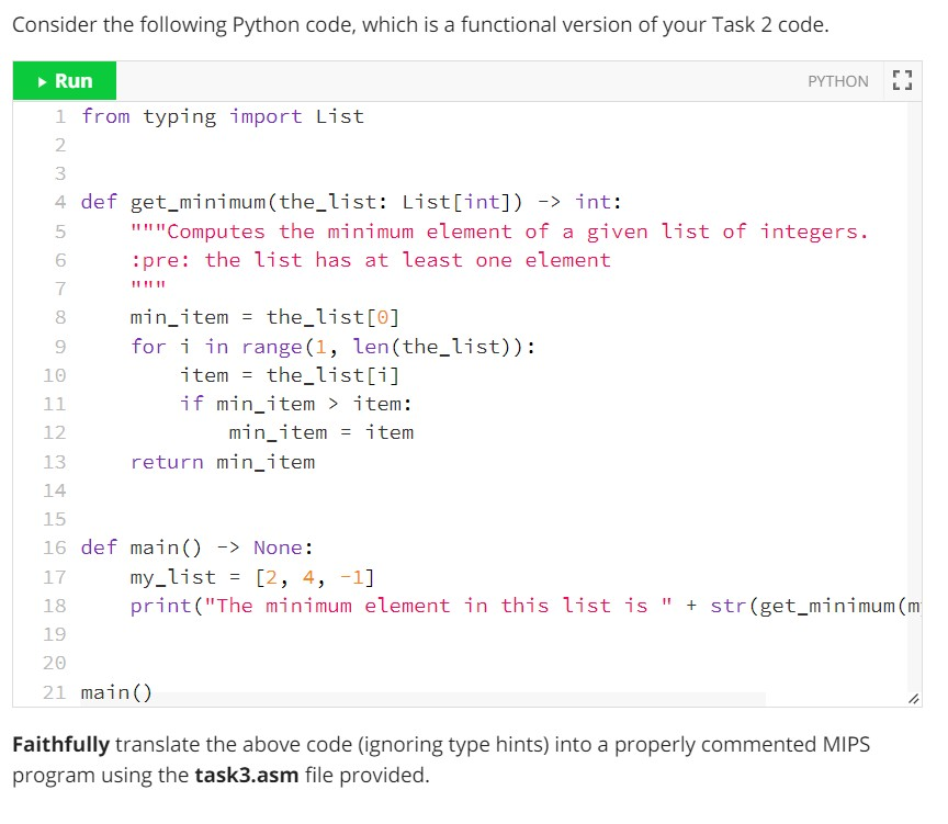 Solved Consider The Following Python Code, Which Is A | Chegg.com