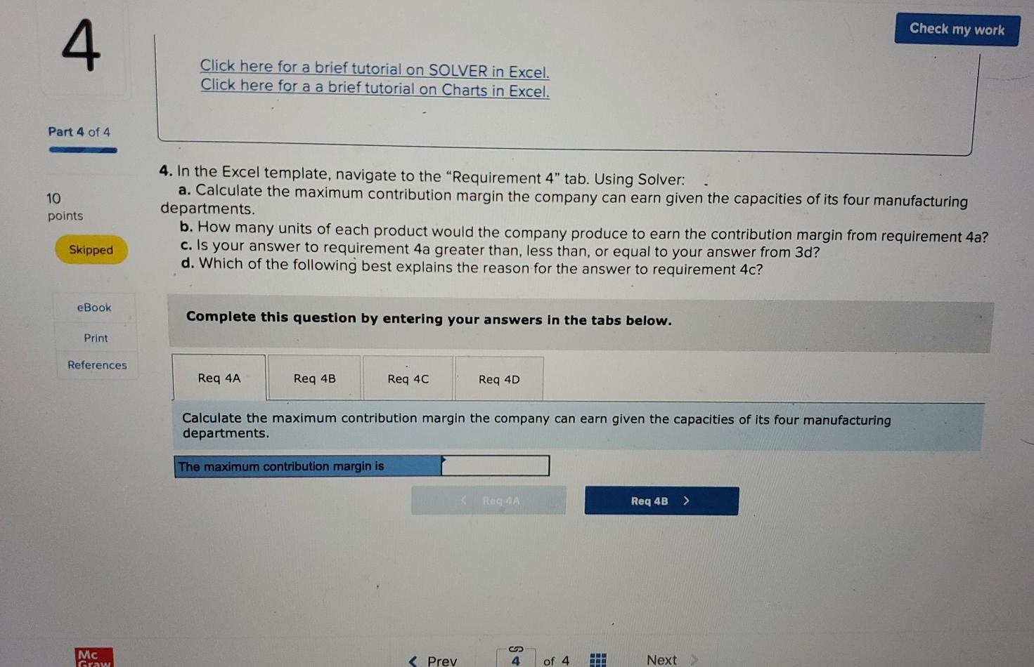 Solved Check my work 4 ! Required information [The following | Chegg.com