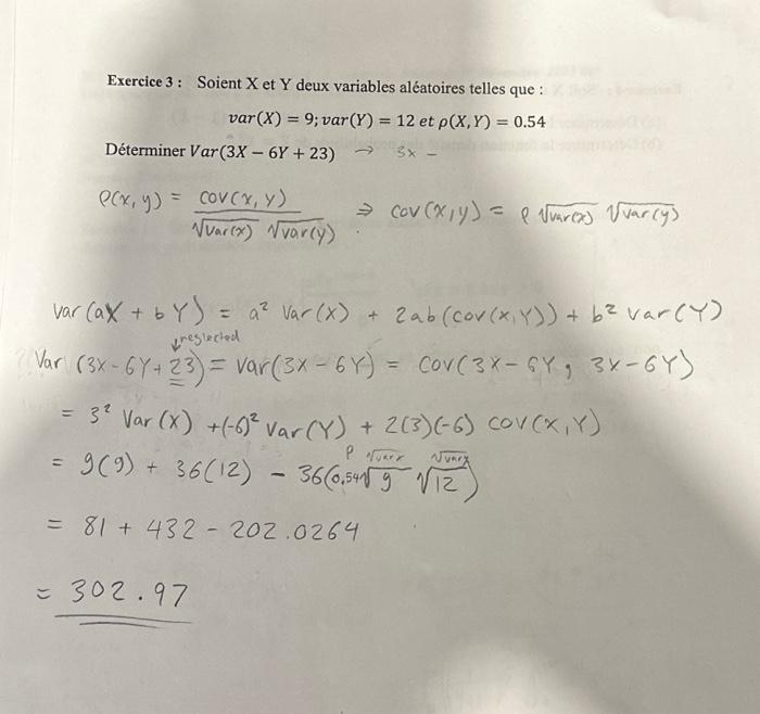 Solved the question is:Let X and Y be two random variables | Chegg.com