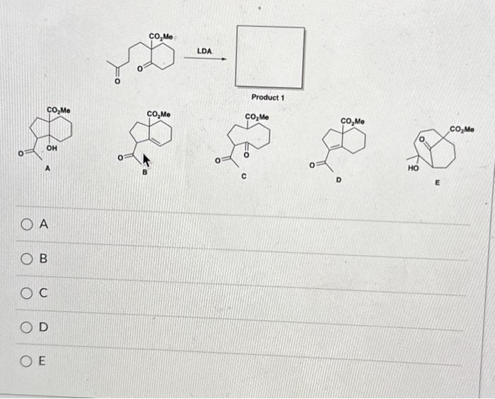 LDA Product 1 A B C D