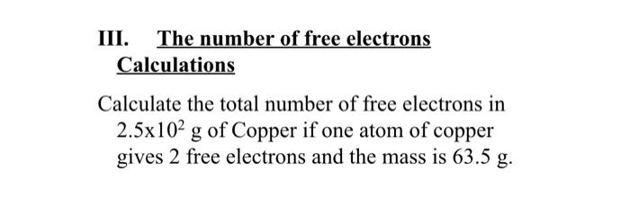 how to calculate number of electrons when given current and time