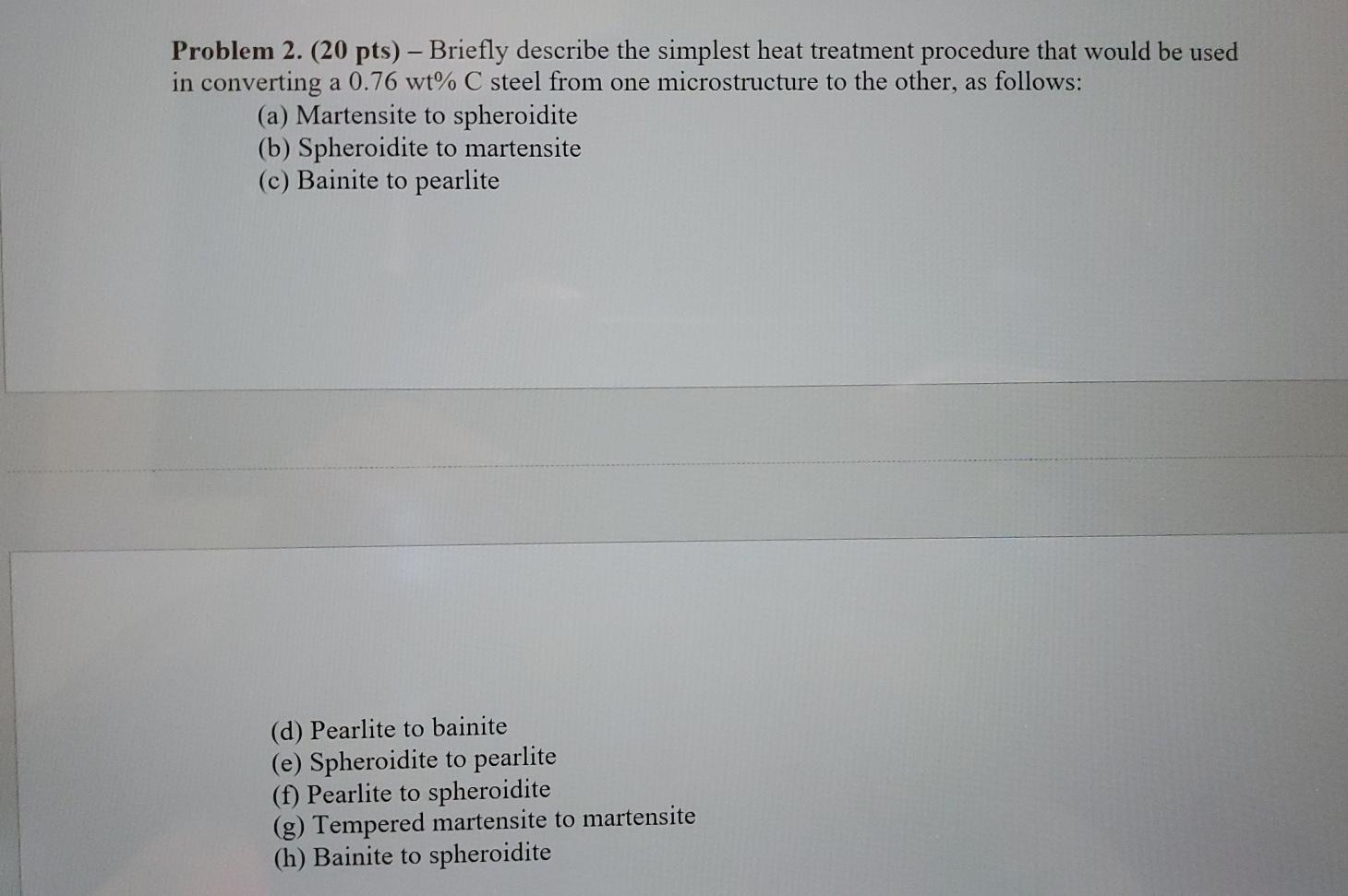 Solved Problem 2. (20 Pts) - Briefly Describe The Simplest | Chegg.com