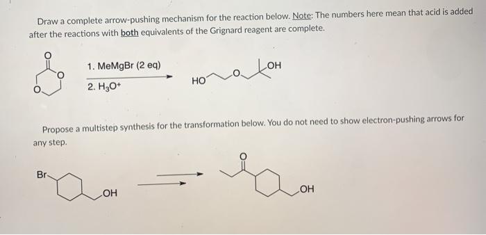 Solved Draw a complete arrow.pushing mechanism for the | Chegg.com