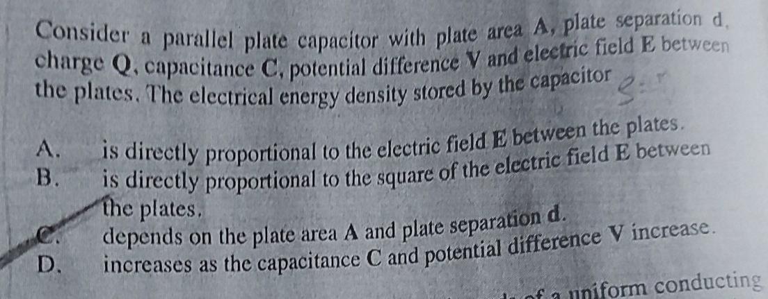 The charge on capacitor plates is directly proportional to