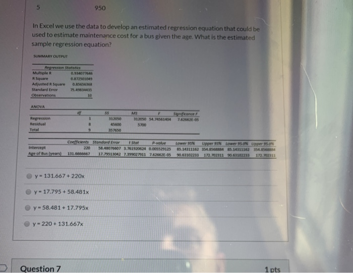 Solved Question 6 1 pts Questions 6 to 10 are based on the | Chegg.com