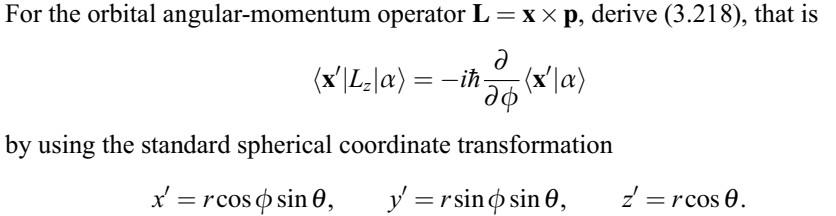 Solved - For the orbital angular-momentum operator L =xxp, | Chegg.com