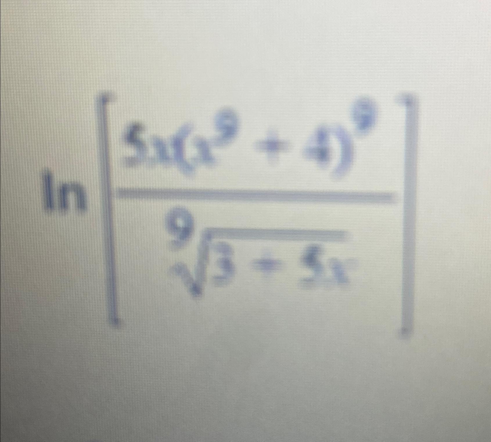 8ln x 5 )- 8x 9