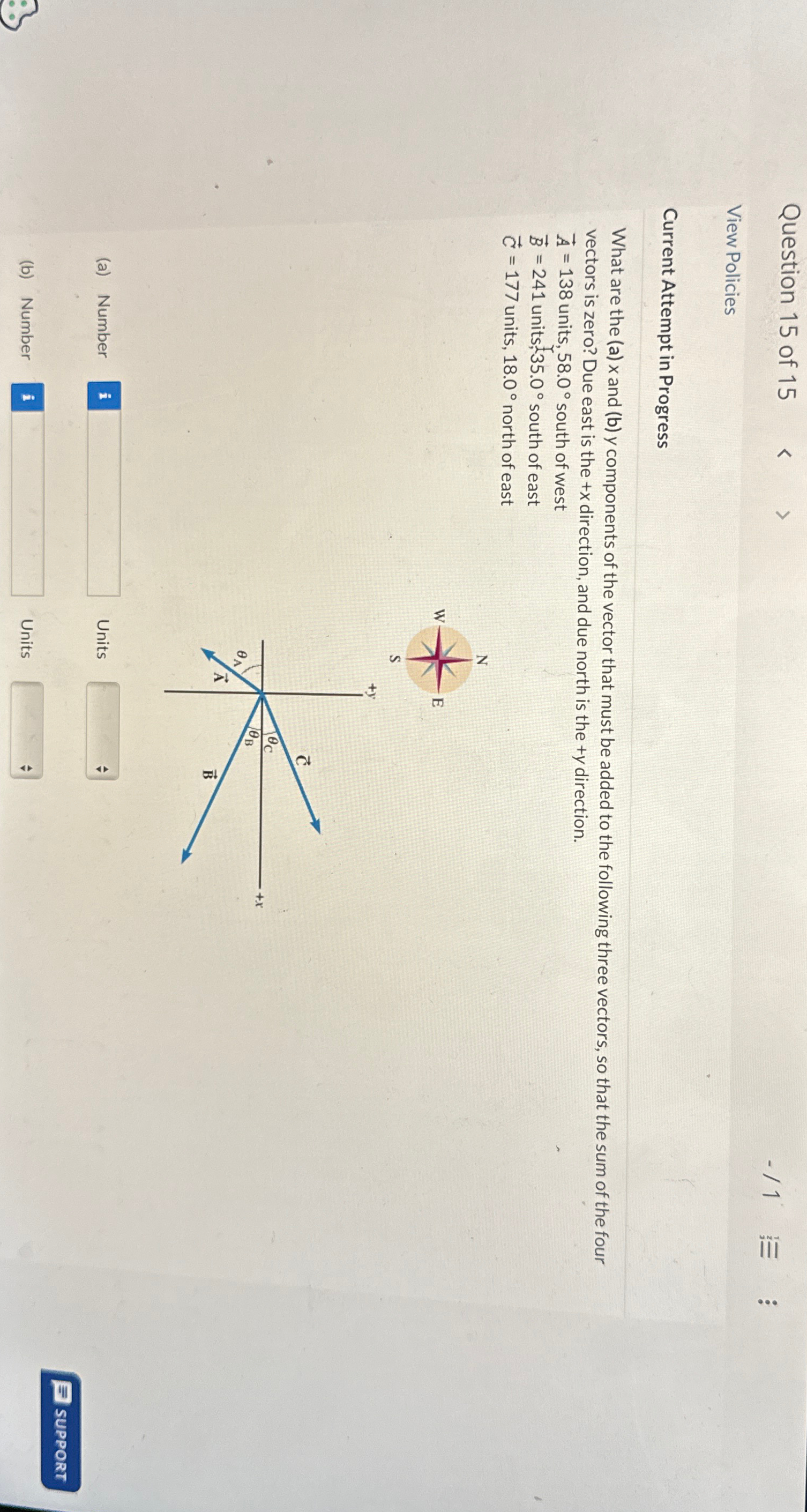 Solved Question 15 ﻿of 15View PoliciesCurrent Attempt in | Chegg.com