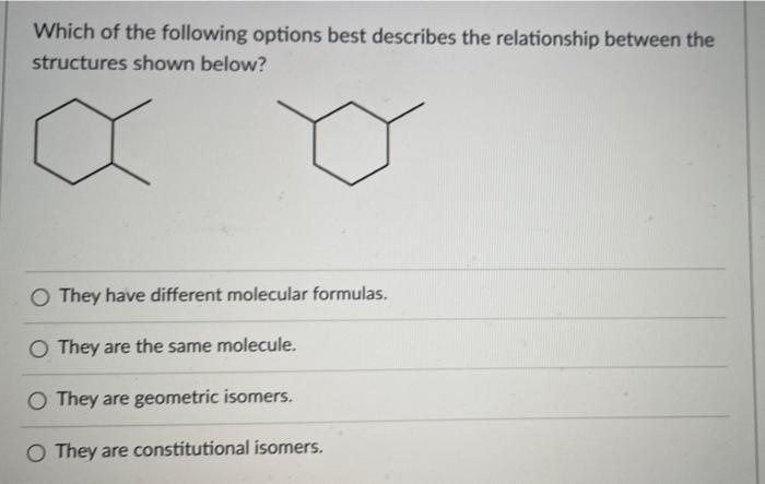 Solved Which of the following options best describes the | Chegg.com