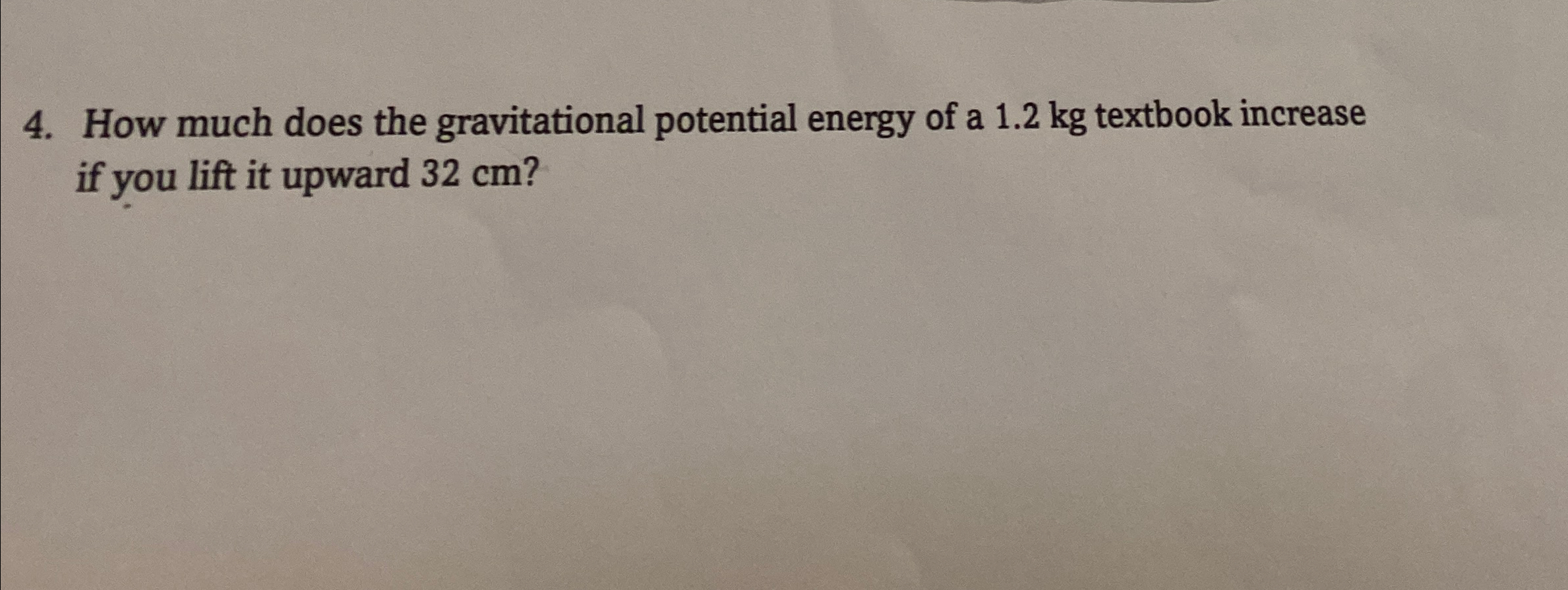 Solved How much does the gravitational potential energy of a | Chegg.com