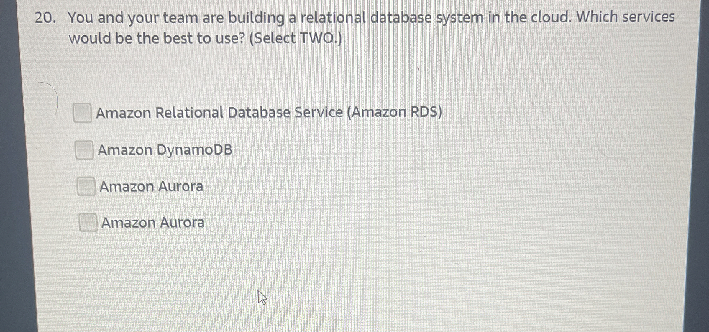 Solved You and your team are building a relational database | Chegg.com