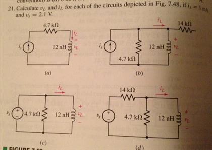 Solved 21 Calculate Vl And Il For Each Of The Circuits D Chegg Com