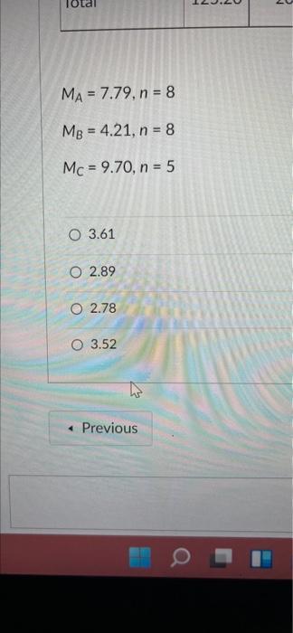 Solved Question 26 4 pts Given the following information, | Chegg.com