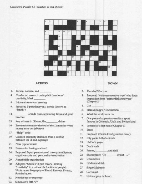 Alphabet Crossword Puzzles - Page 23