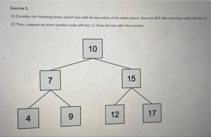 Solved Exercise 2 1 Consider The Following Binary Search 9025