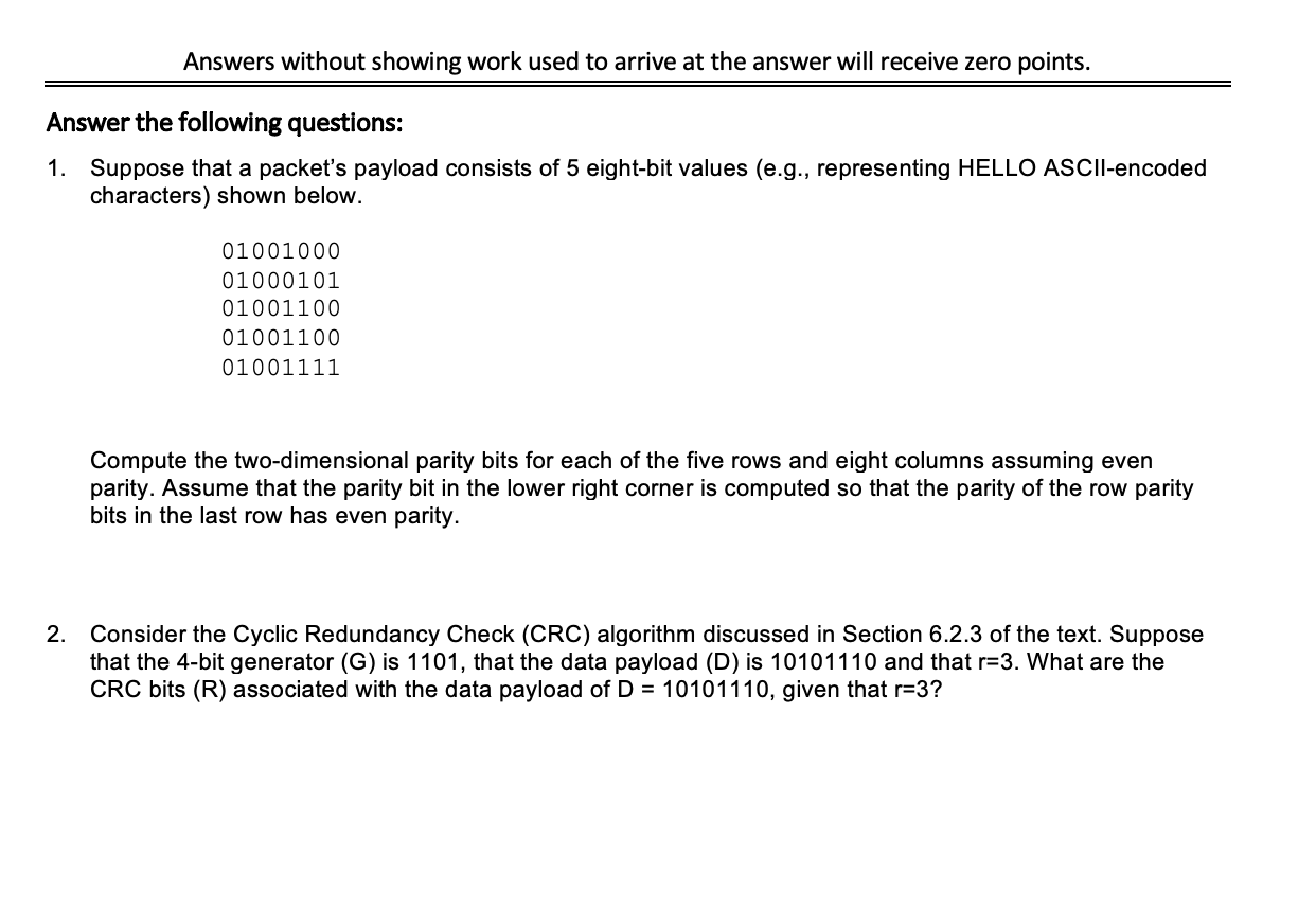 Solved Answer The Following Questions Suppose That A Chegg